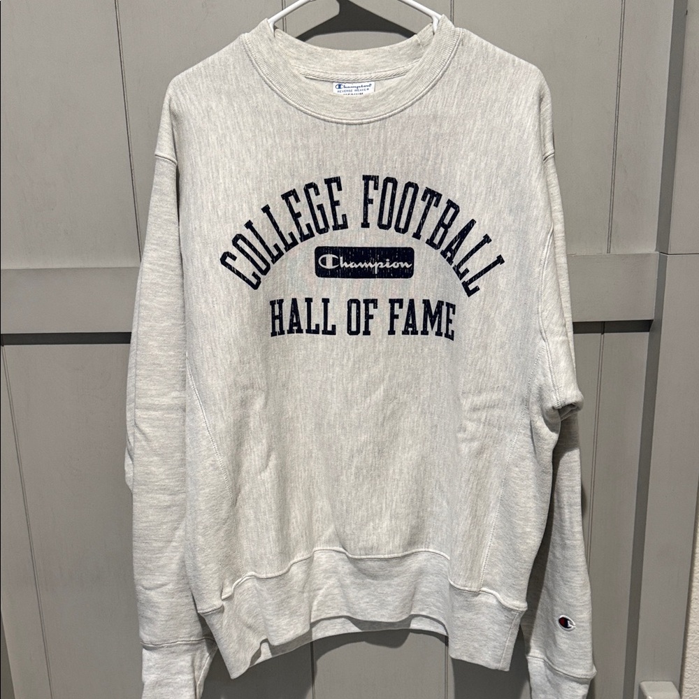 Champion Gray College Football Hall of Fame Sweatshirt